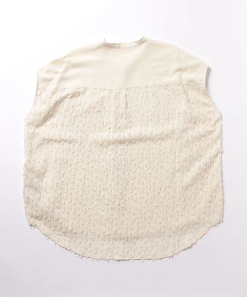 「TITE IN THE STORE」 ノースリーブブラウス 38 オフホワイト レディース_画像2