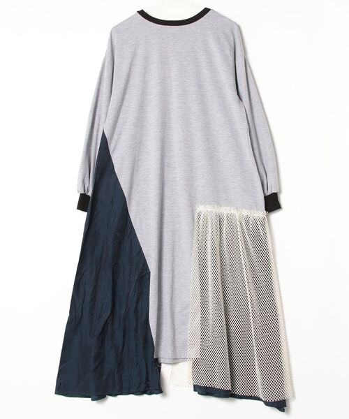 「loaf」 長袖ワンピース ONE SIZE グレー レディース_画像2