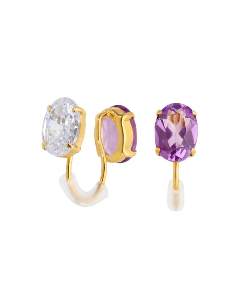 「Jewel closet by L&Co.」 イヤーカフ FREE パープル レディース_画像5