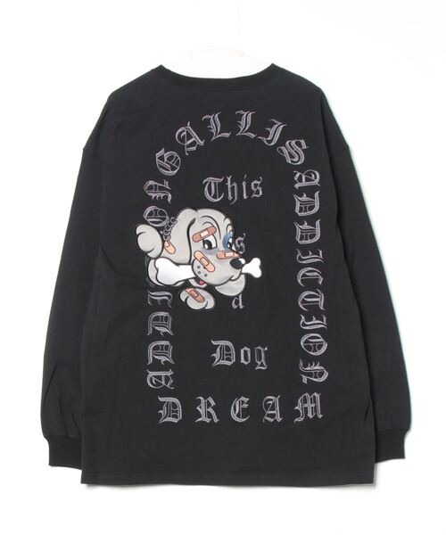 「GALFY」 長袖Tシャツ L ワイン メンズ_画像2