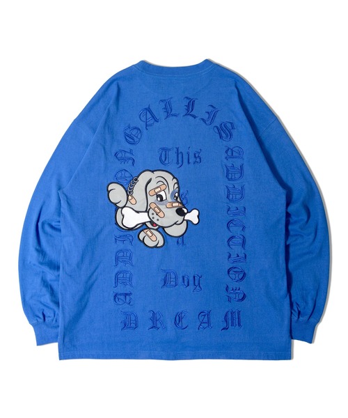 「GALFY」 長袖Tシャツ L ワイン メンズ_画像6