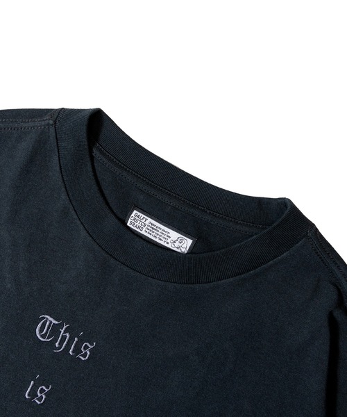 「GALFY」 長袖Tシャツ L ワイン メンズ_画像9