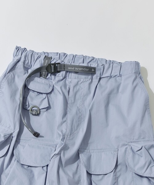 パンツ 「and wander/アンドワンダー」multi pocket short pants メンズの画像