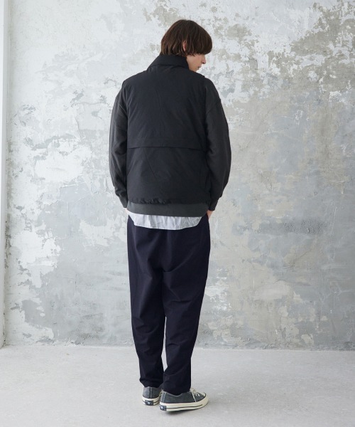 「rehacer」 スラックス MEDIUM ネイビー メンズ_画像2