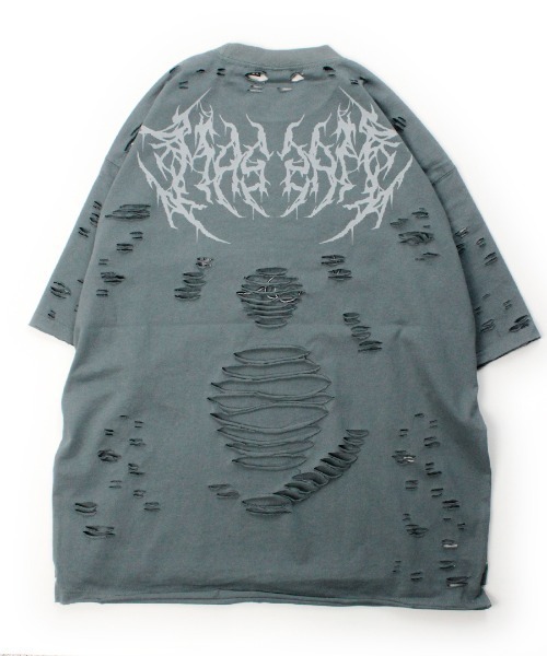 GALFY（ガルフィー） tシャツ GALFY−闇に溶かされし犬ダメージTee