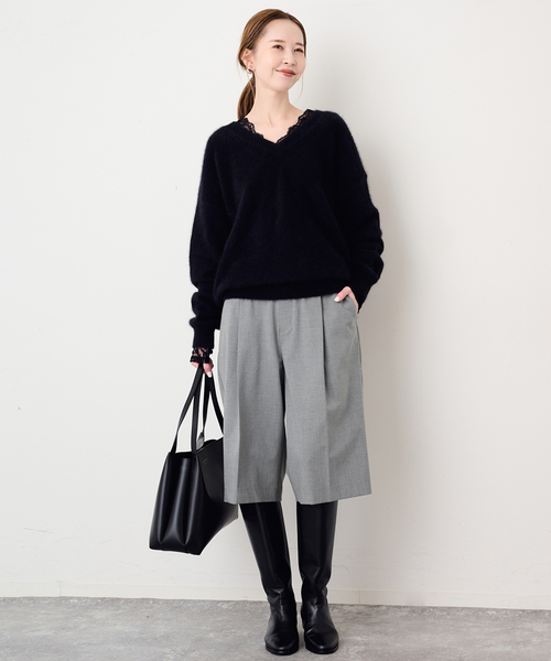 SLOBE IENA（スローブイエナ） ワイドパンツ ハーフパンツ パンツ