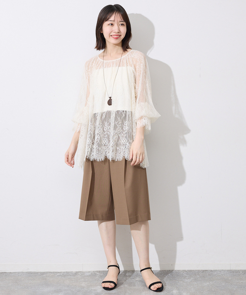 SLOBE IENA（スローブイエナ） ワイドパンツ ハーフパンツ パンツ