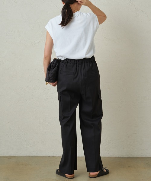 「LOUNGEDRESS」 カーゴパンツ MEDIUM ブラック レディース_画像8