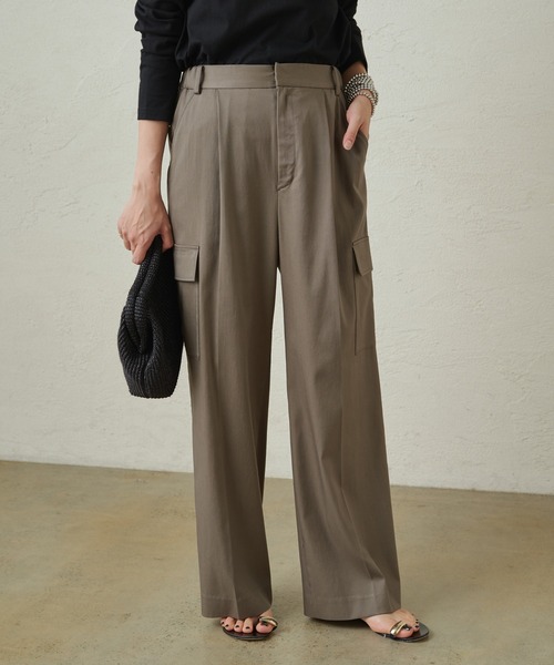 「LOUNGEDRESS」 カーゴパンツ MEDIUM ブラック レディース_画像9