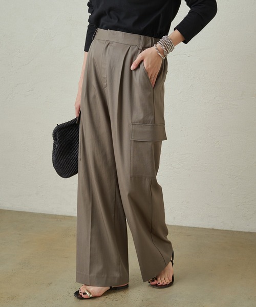「LOUNGEDRESS」 カーゴパンツ MEDIUM ブラック レディース_画像10