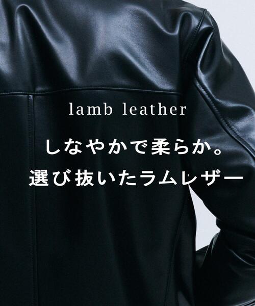 TK キクチタケオ　山羊革　レザージャケット　ジップアップ　ハイネック　y2k tk.TAKEO KIKUCHI（ティーケータケオキクチ） ブルゾン アウター 「本