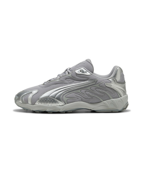「PUMA」 ローカットスニーカー 24.5cm イエロー×ブラック メンズ_画像3
