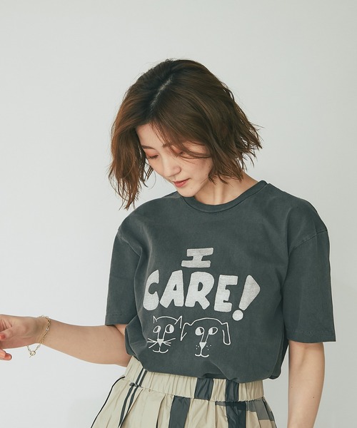 「MIXTA」 半袖Tシャツ FREE パープル レディース_画像2