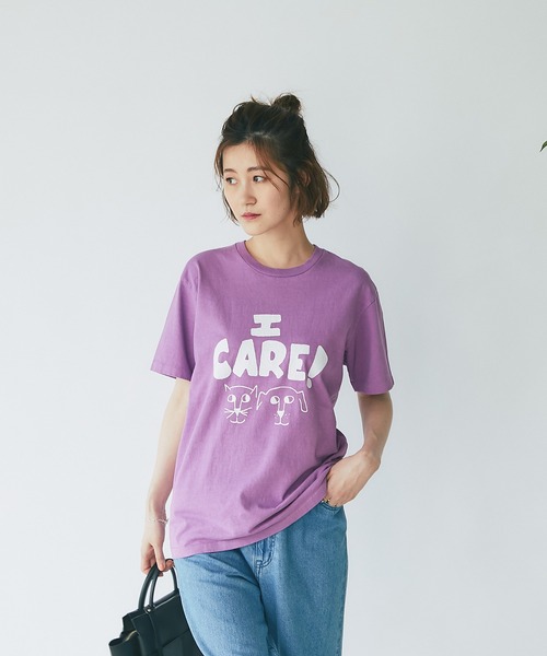 「MIXTA」 半袖Tシャツ FREE パープル レディース_画像5