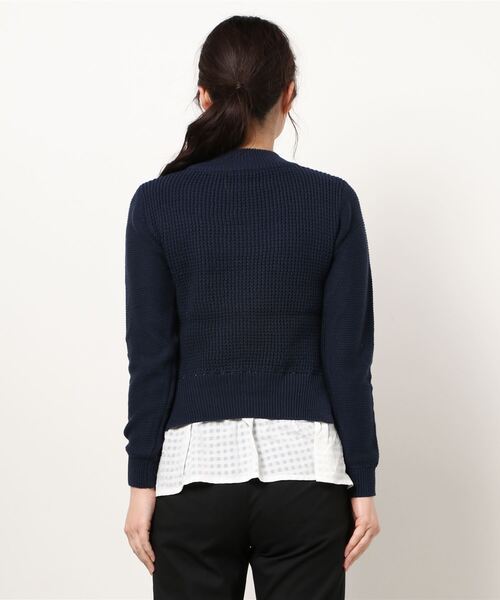 定番HOT ニット フリルシャツレイヤードニット ZOZOTOWN PayPayモール店 - 通販 - PayPayモール NEW定番