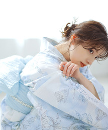 Dita 浴衣 1人で着られる浴衣5点セット 和歌山染工日本染め