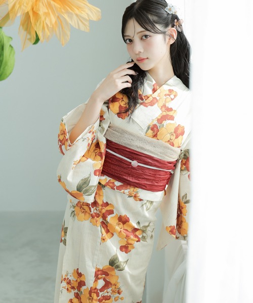 Dita（ディータ） ゆかた 浴衣 1人で着られる浴衣5点セット 和歌山染工