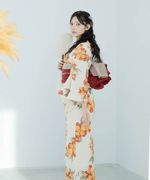 Dita（ディータ） ゆかた 浴衣 1人で着られる浴衣5点セット 和歌山染工