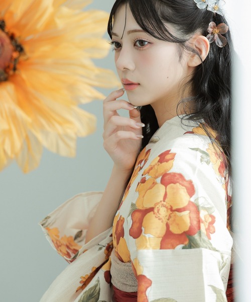 Dita（ディータ） ゆかた 浴衣 1人で着られる浴衣5点セット 和歌山染工