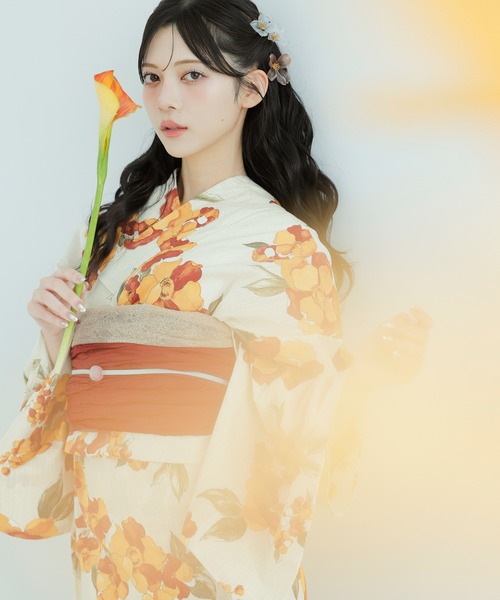 Dita（ディータ） ゆかた 浴衣 1人で着られる浴衣5点セット 和歌山染工