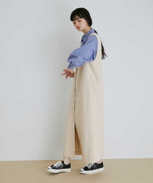 ADAM ET ROPE'（アダムエロペ） ワンピース ジャンパースカート 【WEB
