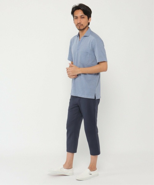 【美品】ANATOMICA スキッパーポロシャツ メンズ L ANATOMICA SKIPPER POLO コットンジャージー
