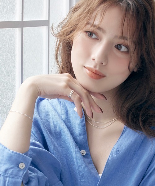 ネックレス 「silver925」thinツイストチェーンネックレス レディースの画像