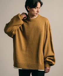 セーター ニット オーバーサイズ クルーネック プルオーバーニットセーター メンズ レディース｜ZOZOTOWN Yahoo!店