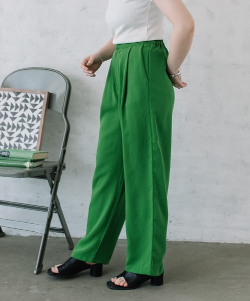 パンツ DYED EASY SLACKS 2023ss THE EASY SLACKS WIDE - WUNDER