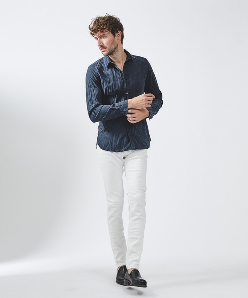 ✨新品未使用✨24年製✨ 5351 プールオム　スキニーデニム　ストレッチ　48 5351 POUR LES HOMMES 「5351 HOMMES」 加工スキニーデニム
