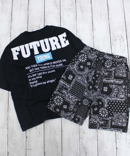 メーカー ZIーON tシャツ ビッグシルエット半袖Tシャツ セットアップ トップス
