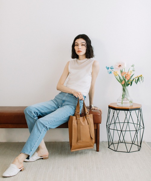 Beau're トートバッグ バッグ BEAURE ヴュレ カウレザー A4 タテ