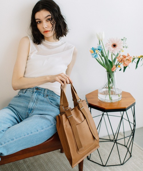 Beau're トートバッグ バッグ BEAURE ヴュレ カウレザー A4 タテ
