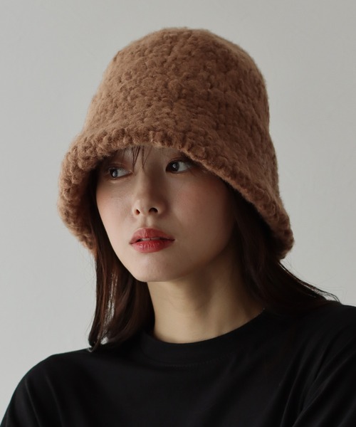 BLUEEAST（ブルーイースト） 帽子 ハット ウールボアバケットハット