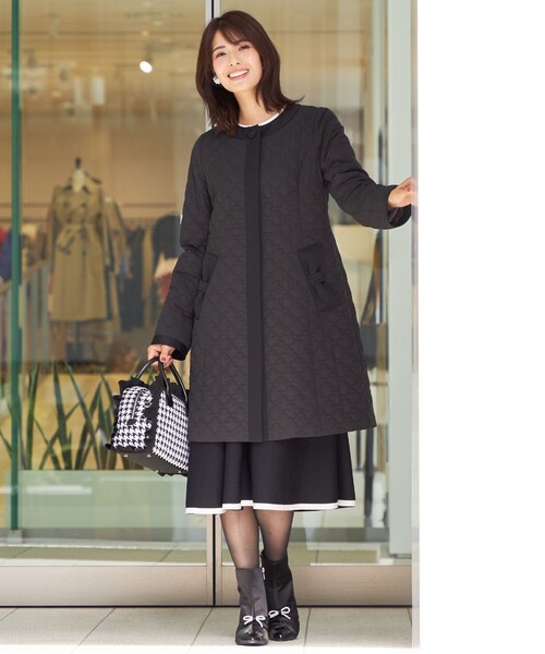 TO BE CHIC（トゥー ビー シック） ノーカラーコート コート 光電子