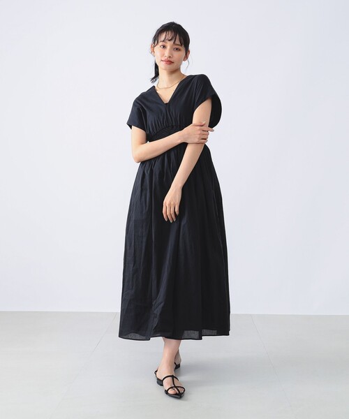 ワンピース レディース MARIHA × Demi-Luxe BEAMS / 別注 夏の光のドレス ソリッド｜zozo｜14