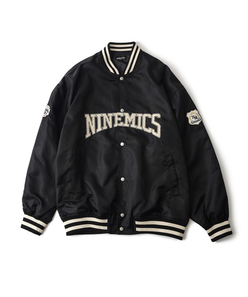 NineMicrophones スタジャン NYLON STADIUM JKT メンズ
