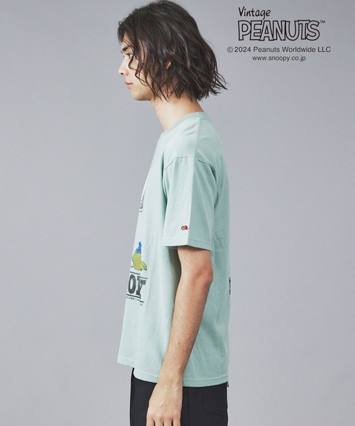 【Roku ロク】ヴィンテージスヌーピー プリントTシャツ 半袖 FRUIT OF THE LOOM tシャツ 「FRUIT LOOM/フルーツオブザルーム