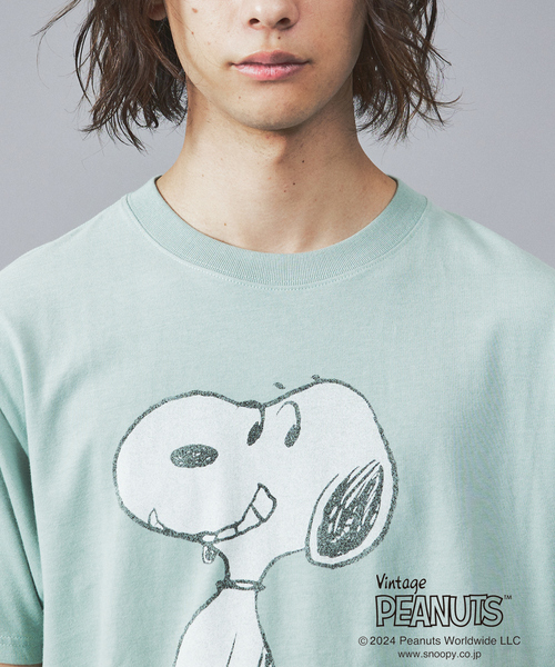 Roku ロク】ヴィンテージスヌーピー プリントTシャツ 半袖 Roku
