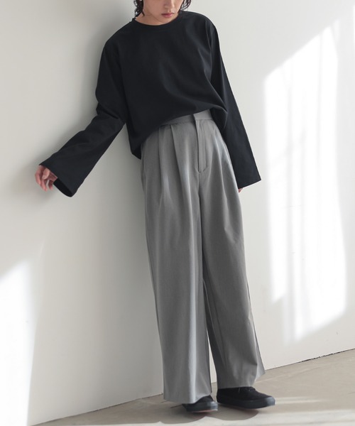 for/c（フォーシー） tシャツ 汗シミ防止フレアスリーブロンT