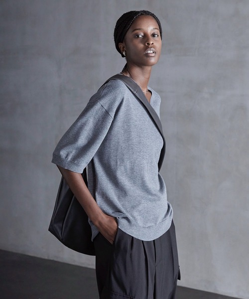 テックハーフムーンショルダーバッグ CALLNE】Tech Half Moon Shoulder Bag / テックハーフムーン