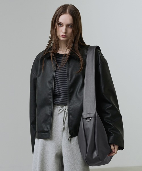 CALLNE ショルダーバッグ 「CALLNE」Tech Half Moon Shoulder Bag