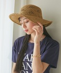 帽子 ハット レディース トライアングルメッシ...の詳細画像5
