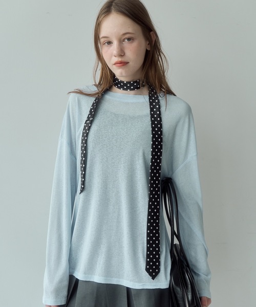 tシャツ Sheer squid tops　　シアースクイッドトップス レディース sahara tシャツ sheer top/ART シアートップス レディース