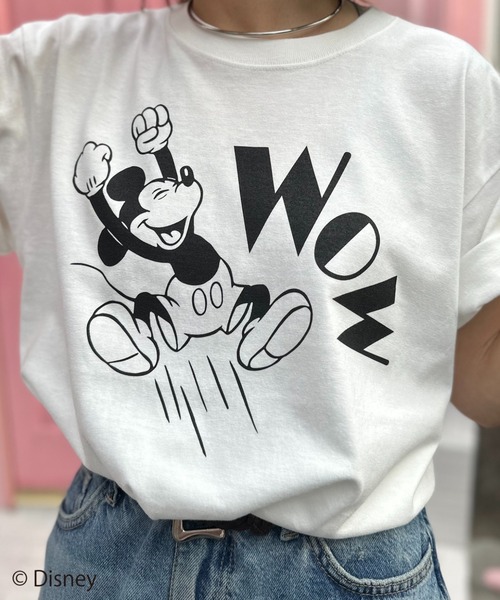 ミッキーマウス 半袖シャツ Disney tシャツ 「Disney(ディズニー)」別注 ミッキーマウス