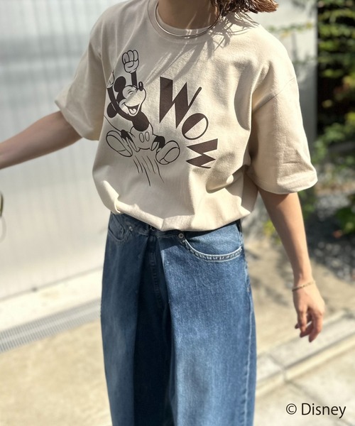 Disney（ディズニー） tシャツ 半袖 「」別注 ミッキーマウス / WOW 