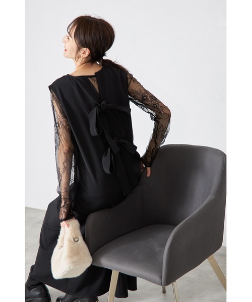 &. NOSTALGIA（ノスタルジア） ジャンパースカート 「ZOZO限定」バック