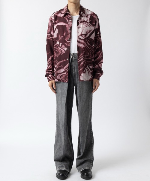 JOHN LAWRENCE SULLIVAN 総柄シャツ（セットアップ可） JOHN LAWRENCE SULLIVAN 総柄シャツ（セットアップ可）