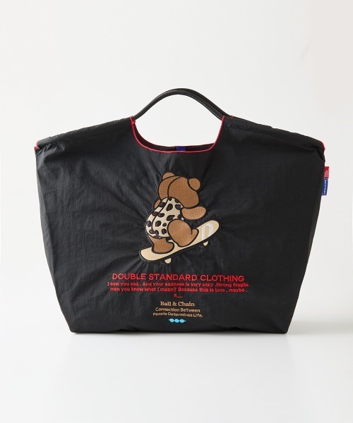 2way仕様☆ DOUBLE STANDARD Ball&Chain ベビーベア エコバッグ DOUBLE STANDARD CLOTHING エコバッグ Ball＆Chain / ベビーベア