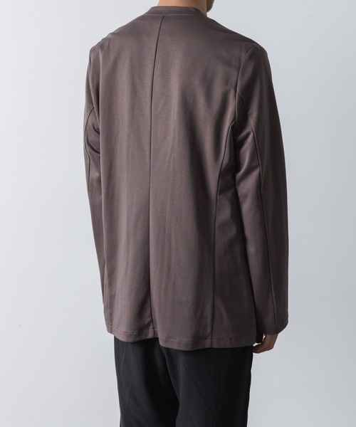 ◆美品 23AW ATTACHMENT ダブルフェイスカラーレスカーディガン ◇美品 23AW ATTACHMENT ダブルフェイスカラーレスカーディガン